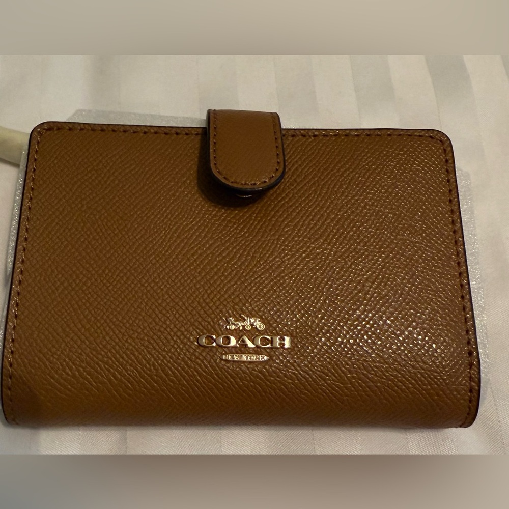 Coach Tan Leather Wallet